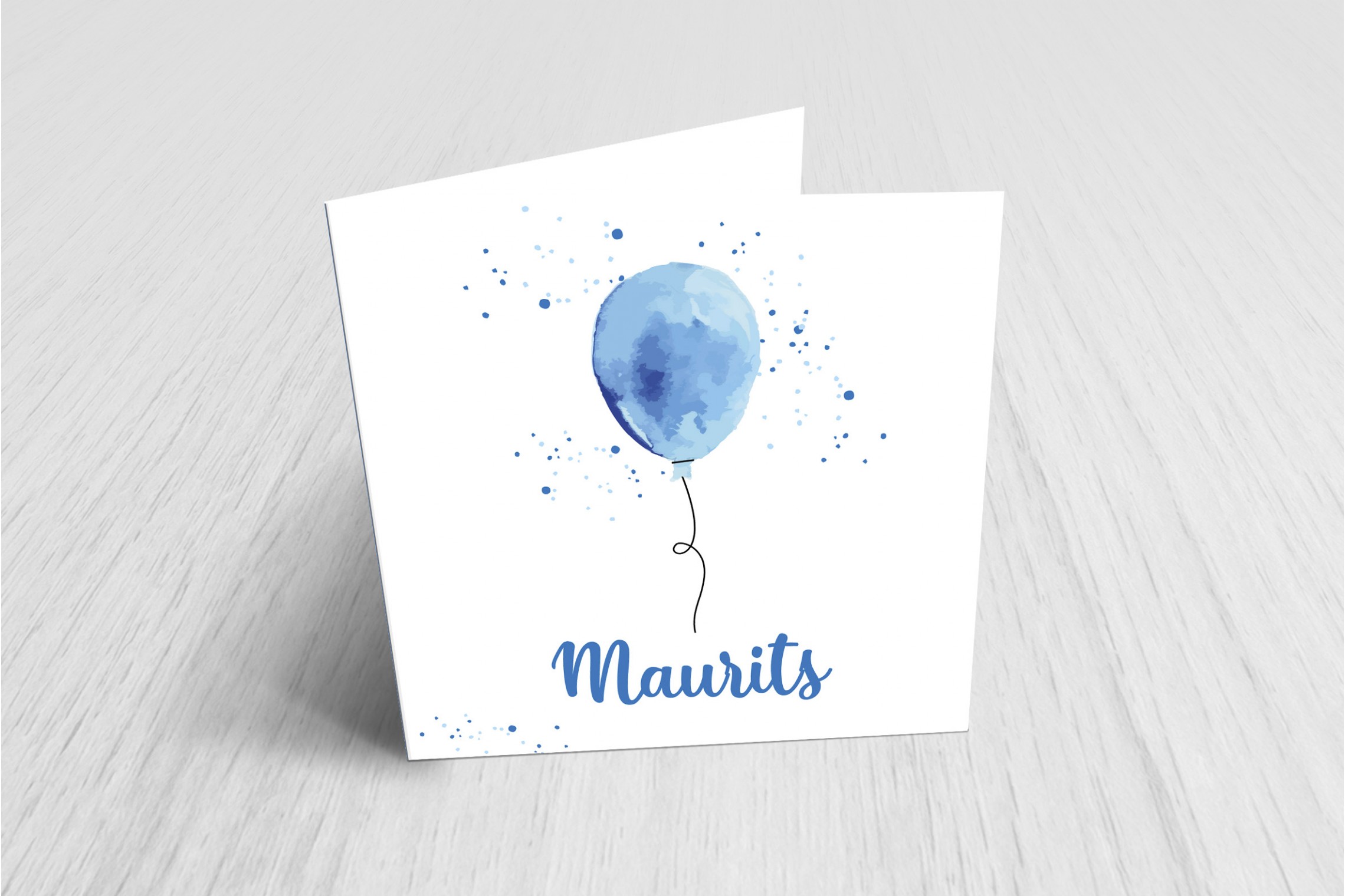 Blauwe ballon